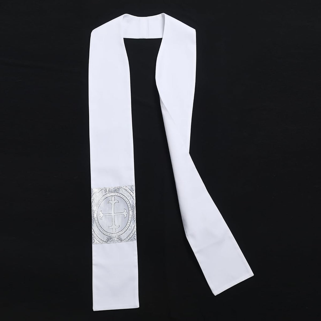 Church Pastor Chasuble Stole with Cross Pattern