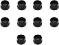 GeilSpace 10 Pack 1/2" Pipe Fitting Cap, Black Malleable Iron Pipe Fitting