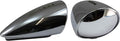 Chrome Pig Spotter Motorcycle Mirror Replacement with Integrated LED Turn Signal