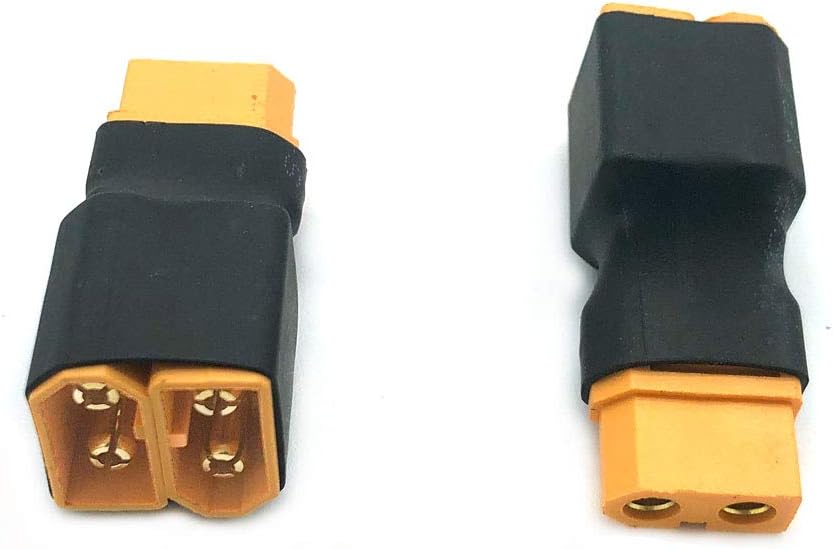 4Packs XT60 Battery Series Connector Adapter for RC Lipo Battery Helicopter Quadcopter