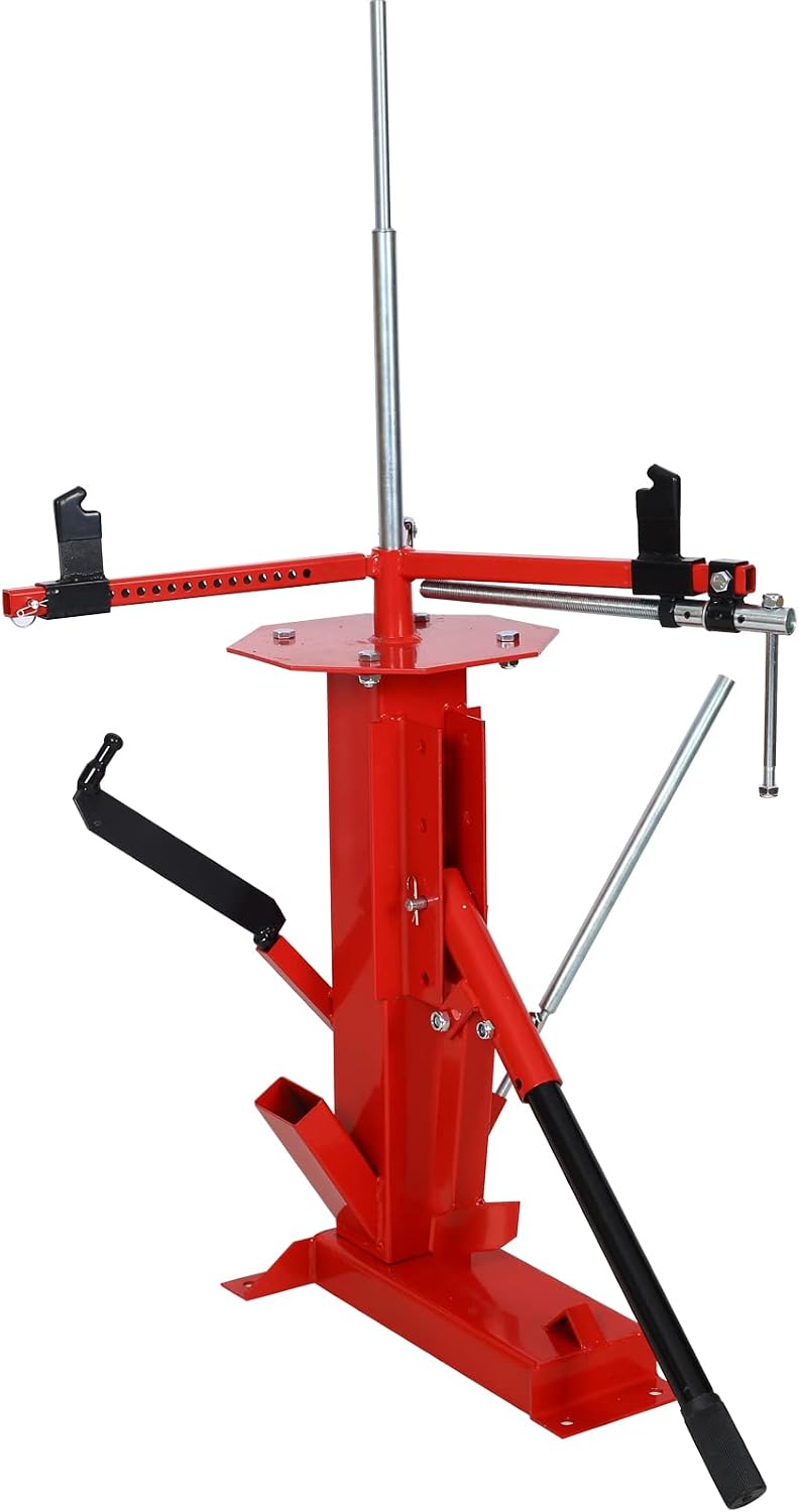 Manual Tire Changer, Portable Tire Changer Machine Hand Bead Breaker Mounting Tool for 4" to 21" Tires and 24mm