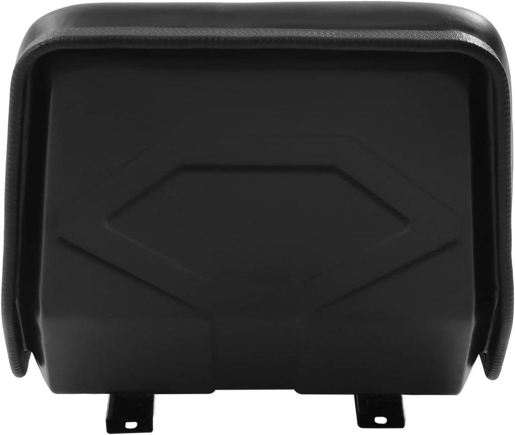 Compact High Back Mower Seat, 14.57x13.78x12.6 In Lawn Tractor Seat, Position Adjustment Universal Fold Down Forklift