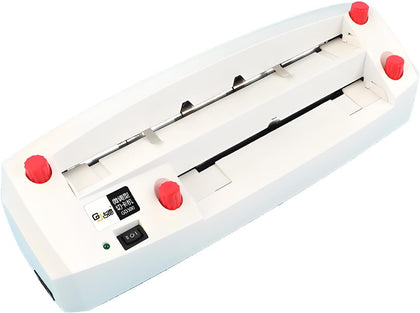 Business Card Cutter Machine Heavy Duty, Electric Automatic Binding & Paper Cutter, 9 Steel Blades, 120-300g Paper