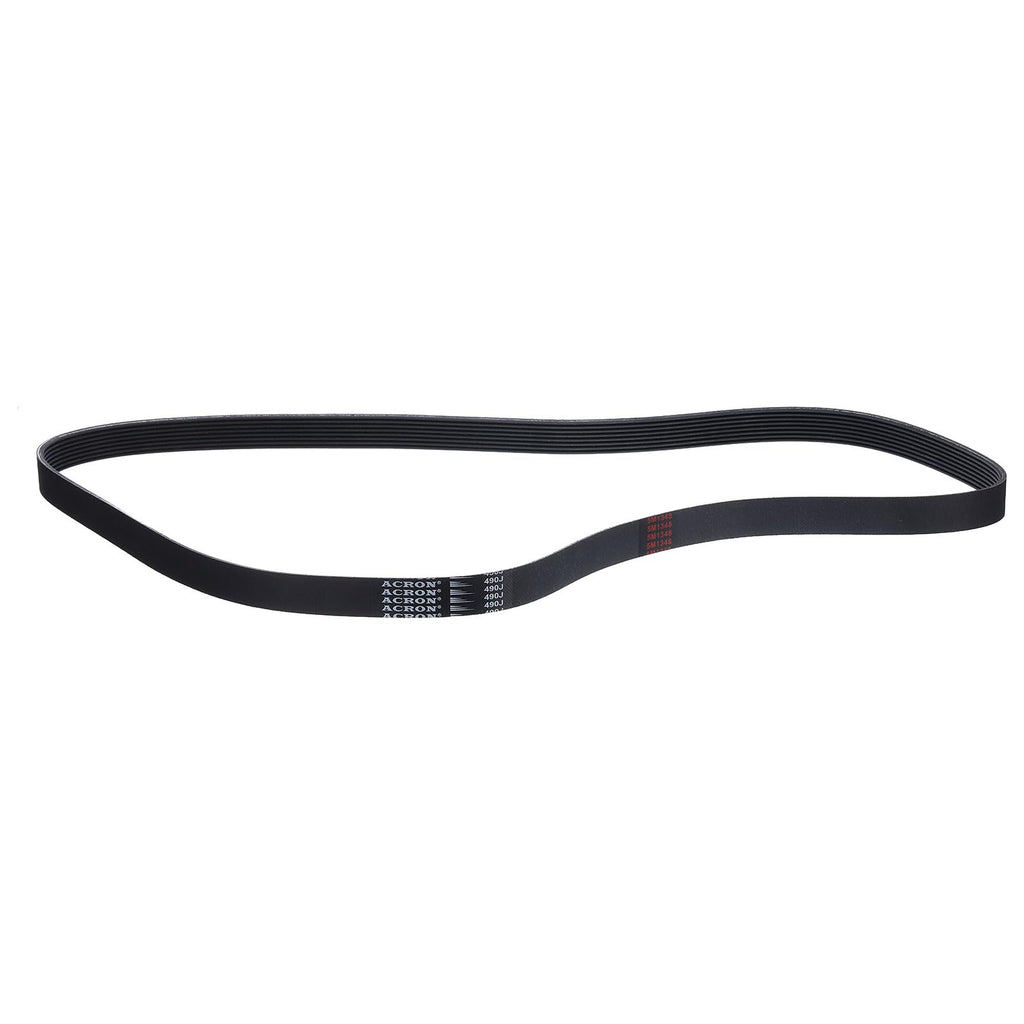 uxcell 490J8 PJ V-Ribbed Belt 8 Ribs 49" L x 0.74" W x 0.14" H, EPDM