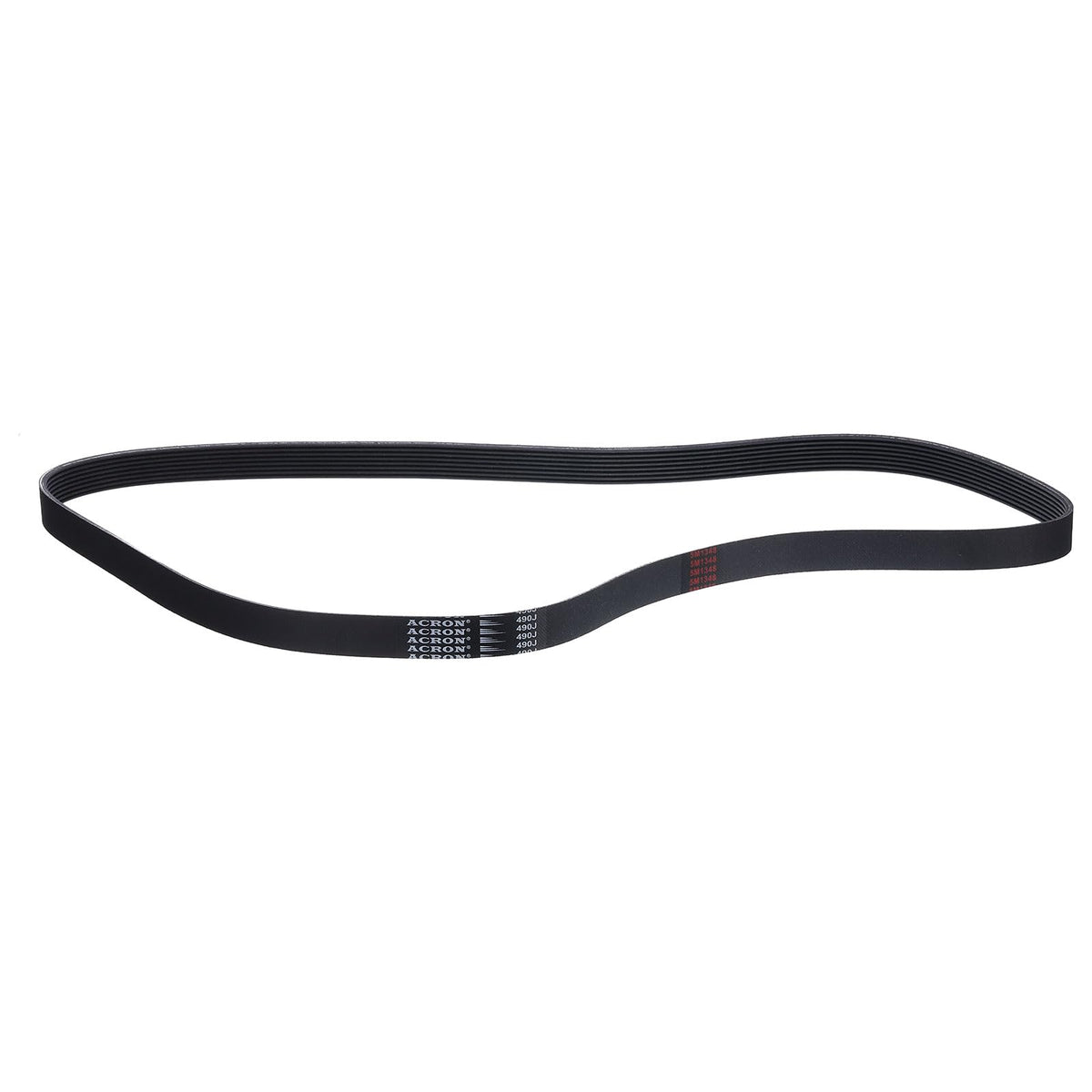 uxcell 490J8 PJ V-Ribbed Belt 8 Ribs 49" L x 0.74" W x 0.14" H, EPDM