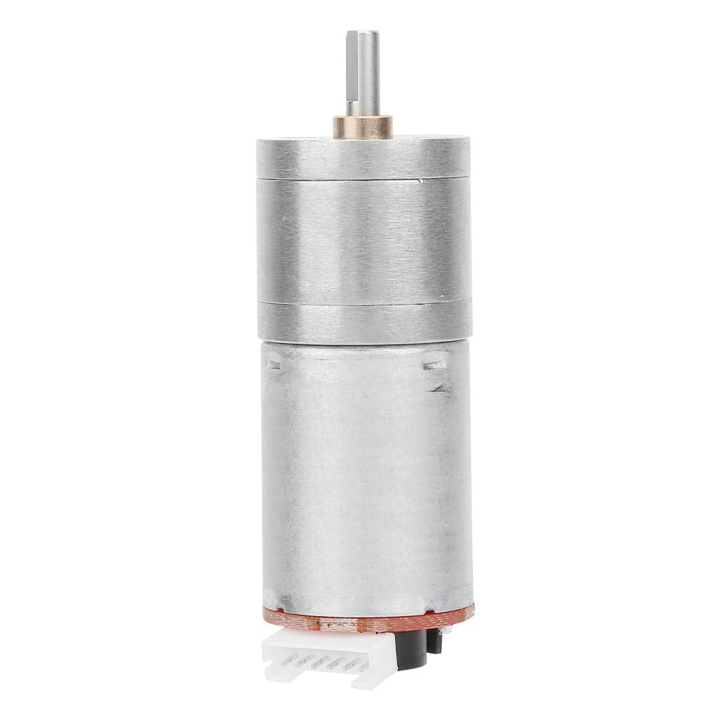 WALFRONT DC Gear Motor Speed Reduction DC Motor, 12V (RPM 60)