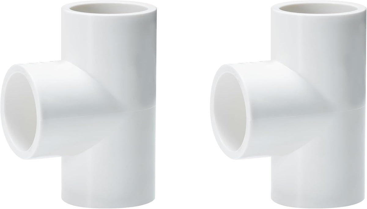 PVC Tee 2PCS(1 1/2 Inch)