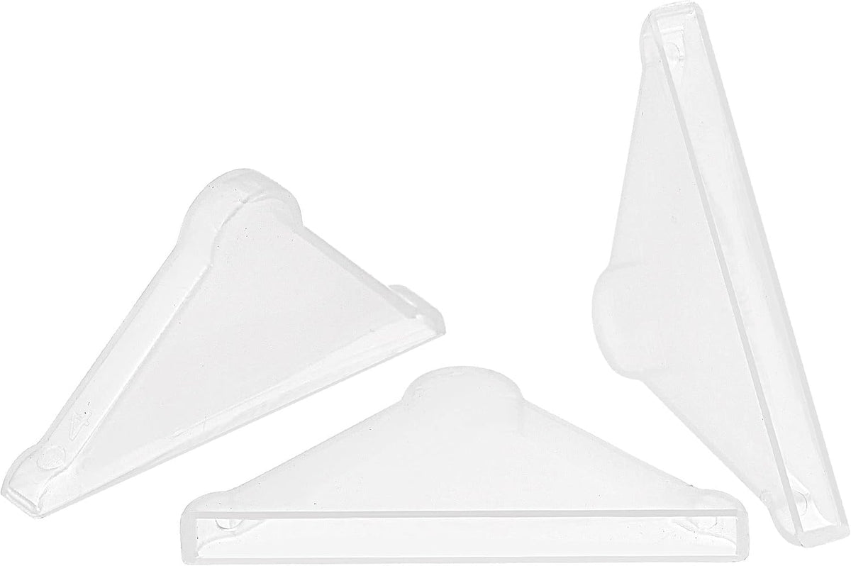 50pcs 37x4mm PP Triangle Corner Protector for Metal Sheets