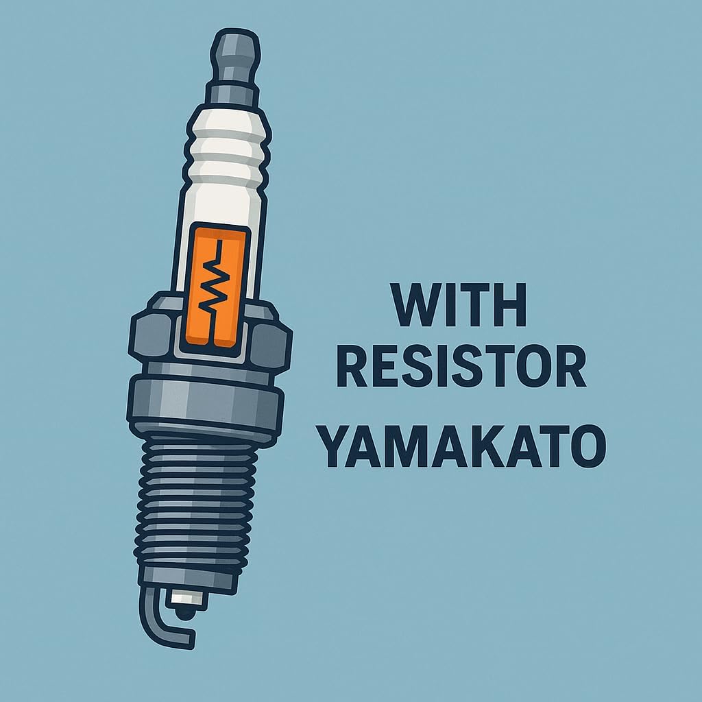 YAMAKATO 14 132 11-S Spark Plug for DCPR6E 3481, Pack of 2