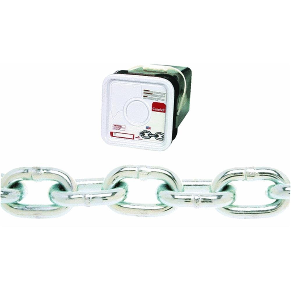 System 3 Proof Coil Chains - proofcoil chain 3/8 z/p 45'/sq pl
