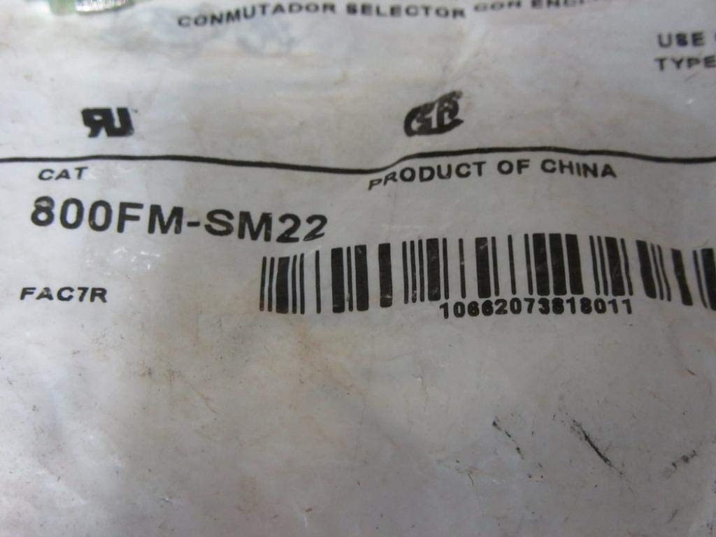 Allen-Bradley 800FM-SM22 Selector Switch Operator Only 2-Position