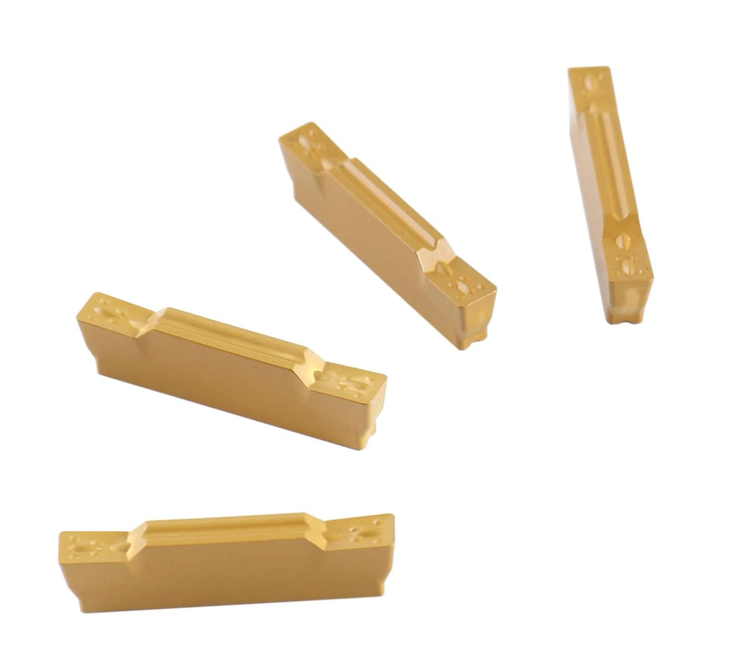 Accusize Industrial Tools Mgmn300 Tin Coated Carbide Inserts, 10 Pcs/Box, 2403-4026x10