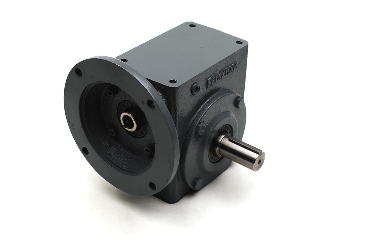 BT206 Cast Iron 56C 40:1 Worm Gear Speed Reducer Shaft Right