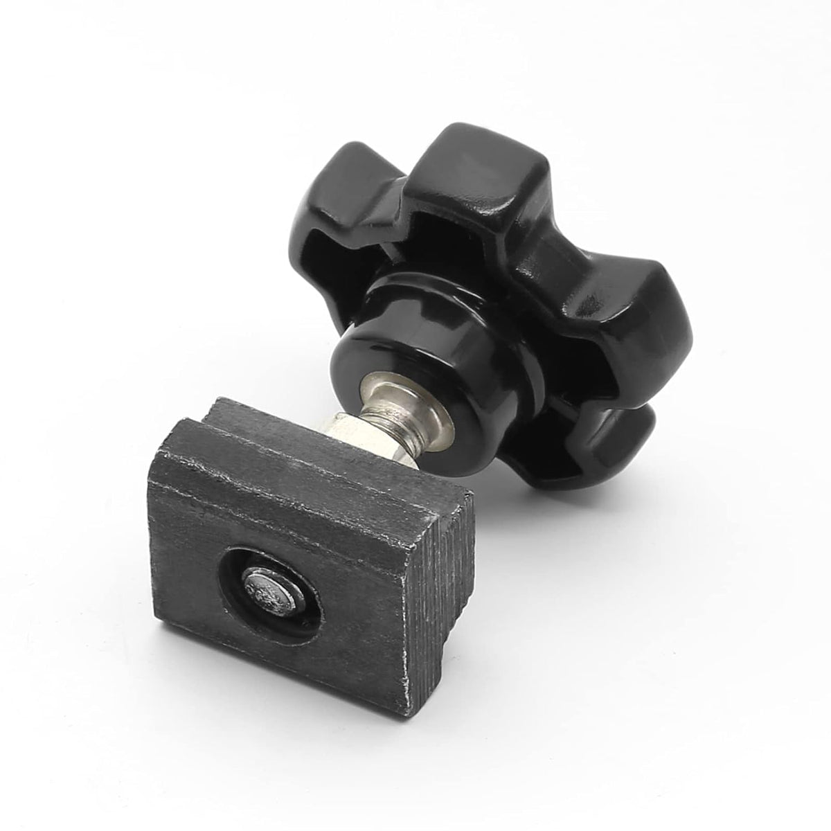 M10 T-Slot Nut, Black Oxide Finish, 5 PCS, 3/8 Threads