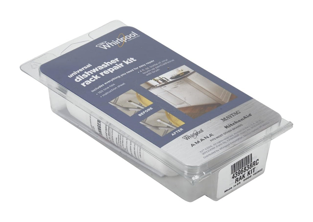 GENUINE Whirlpool 4396838RC DISHWASHER RACK REPAIR KIT-TINE TIPS-WHITE