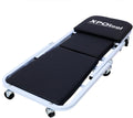 2 in 1 Mechanic Creeper Seat, Rolling Z Creeper with 6 Wheels, Heavy Duty Garage Stool & Low Profile Automotive