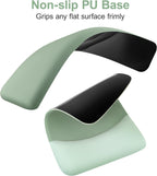 Keyboard Wrist Rest & Mouse Pad with Wrist Rest, Green | Rectangular Ergonomic Mousepad, Non-Slip Base, Home/Office