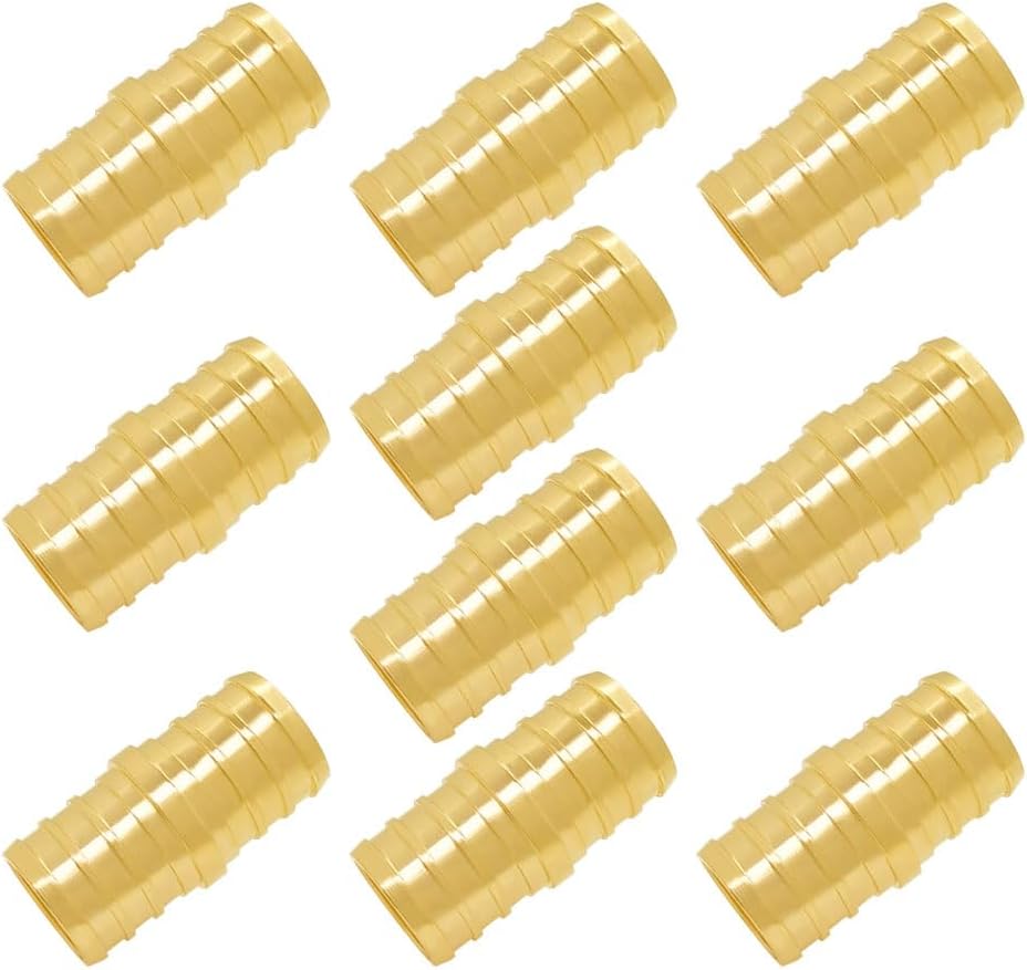 Hooshing 10PCS 3/4 Inch Straight Coupling PEX Fitting