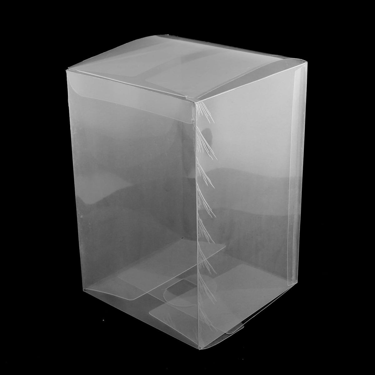 METOOT 10pcs Clear Gift Boxes 4x4x6 Inches Plastic Gift Packaging Boxes, Suitable for Candies, Chocolates and