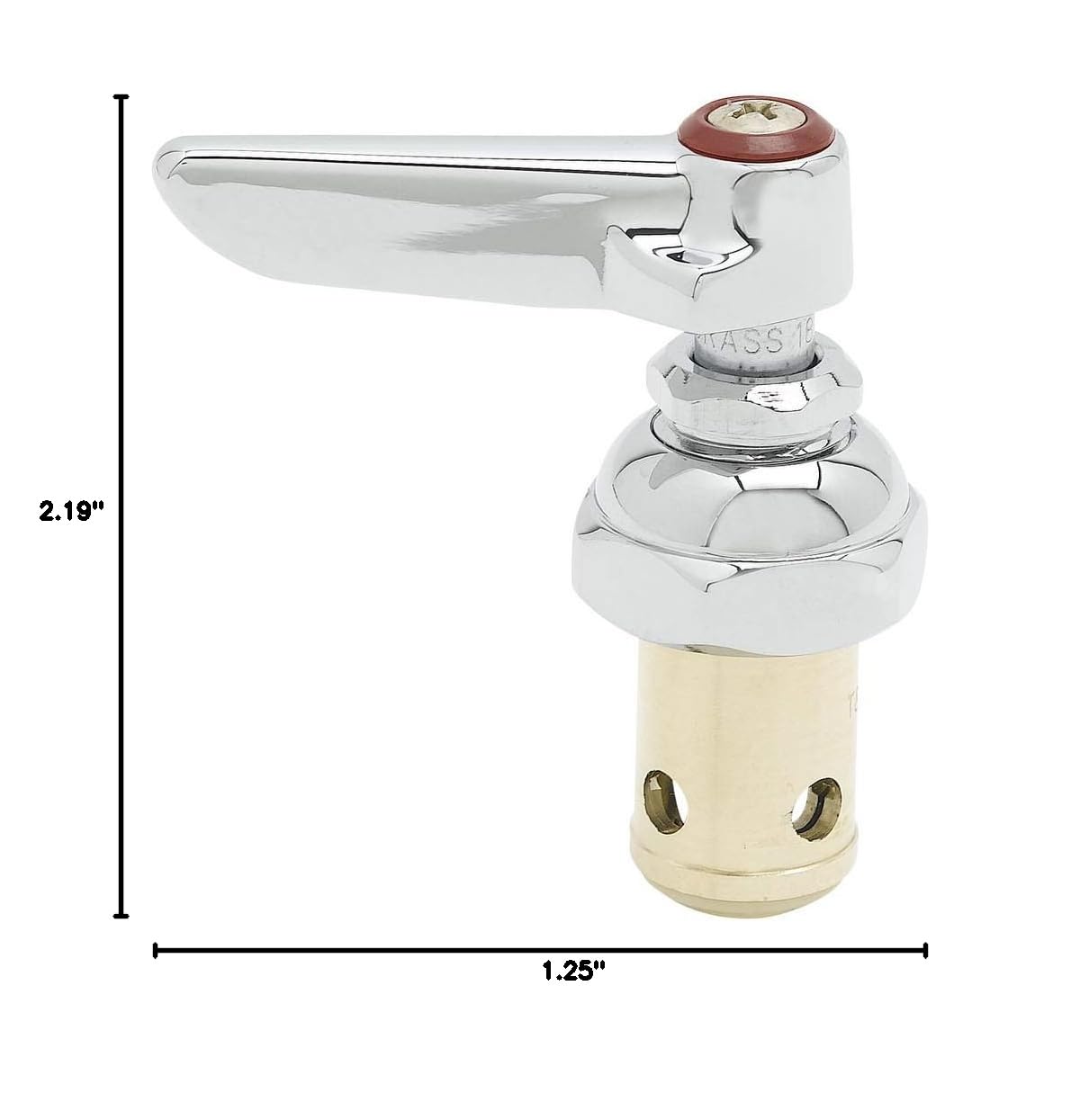 T&S Brass Eterna Spindle Assembly, Right Hand (Hot)