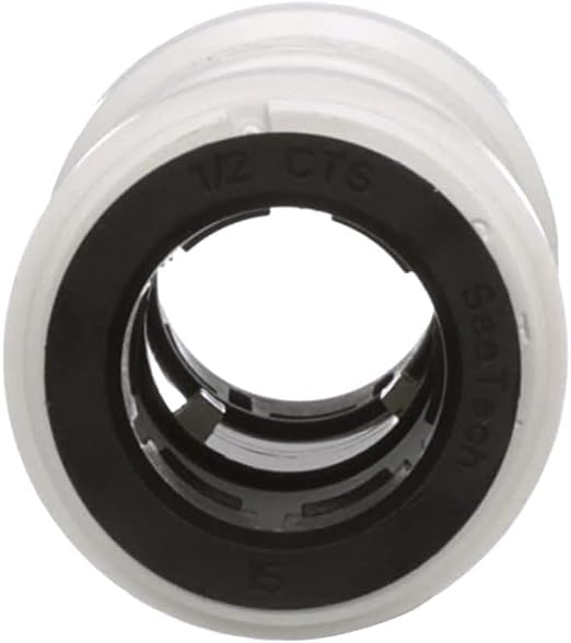 Watts AquaLock Plastic Push-to-Connect Union Coupling 1/2" CTS x 1/2" CTS