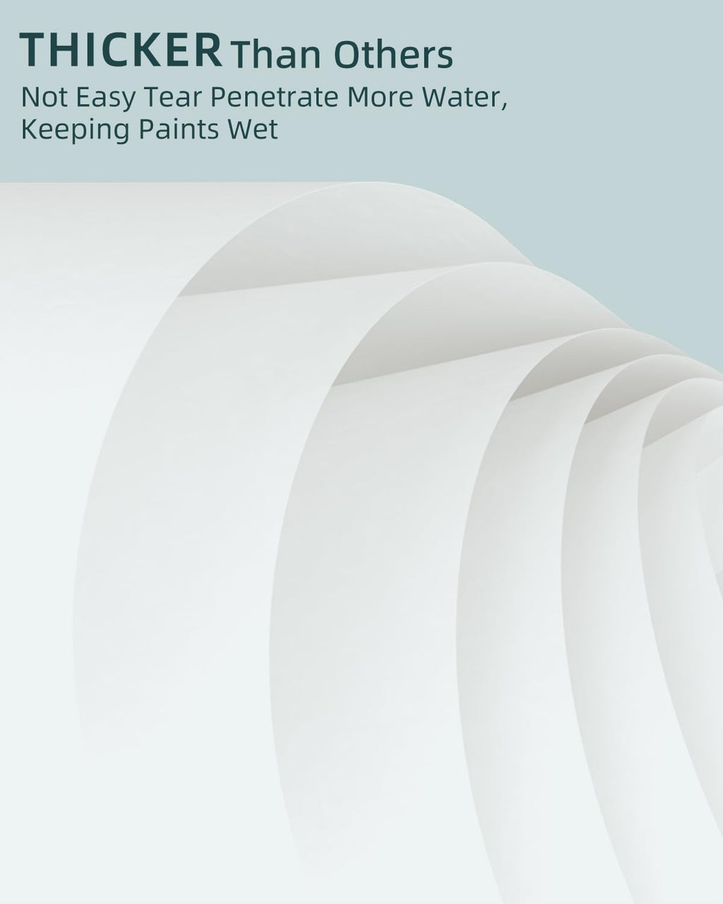 100 Sheets Wet Palette Paper Refillment