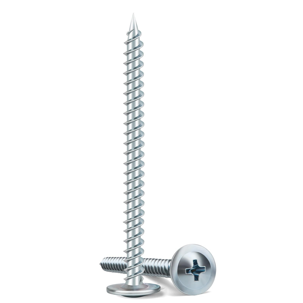 Truss Head Wood Screws #8 x 2 Inch, 50PCS, Self Tapping Screws