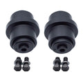 Pack 2 Bottom Roller for Bobcat E25 E26 E32I E32 E34 E35i E35 E37 E42 Replace OE 7013575 Track Roller Excavator Roller, with Studs Nuts Washers (2)