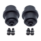 Pack 2 Bottom Roller for Bobcat E25 E26 E32I E32 E34 E35i E35 E37 E42 Replace OE 7013575 Track Roller Excavator Roller, with Studs Nuts Washers (2)
