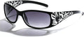 fashion Y2K Polarized Sunglasses for Women Rhinestone Wrap Around Rectangular Sunglasses UV400 Protection