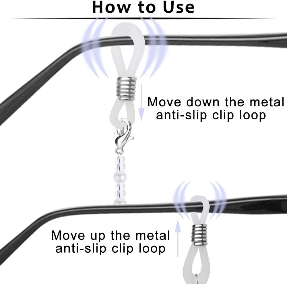 4-10 Pcs Eyeglass Chains for Women Eyeglasses String Holder Glasses Strap Eyewear Chain Glasses Cord Lanyard Gift