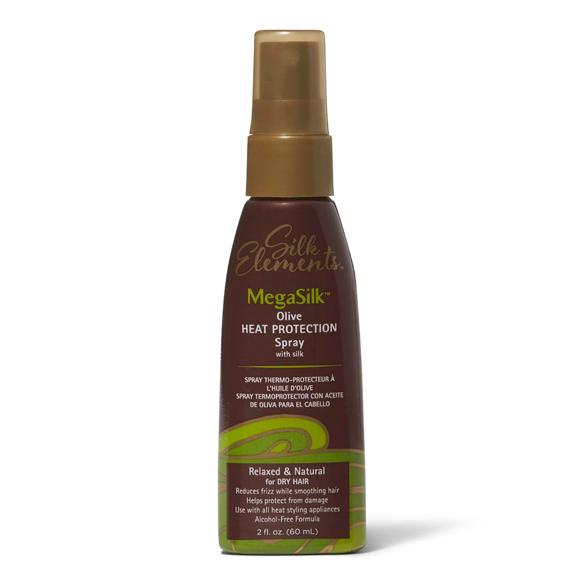 MegaSilk Olive Heat Protection Spray (2 Fl Oz (Pack of 1))