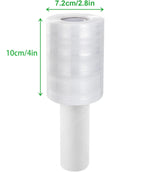 6 Pack 80 Gauge Stretch Wrap Film, 4 in x 1000 ft