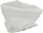 Compostable Sandwich Bags, Reclosable Food Bags, Zipper Seal, 50 Count