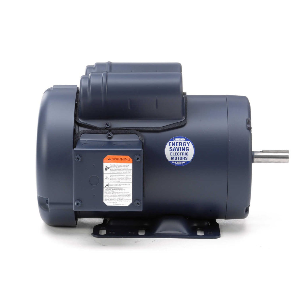 Leeson Electric, 110019.00, 1.5HP, 1725RPM, 1PH, 115V;208V;230V, 56H Frame, Standard Flange, Foot Mount, TEFC, General Purpose Motor