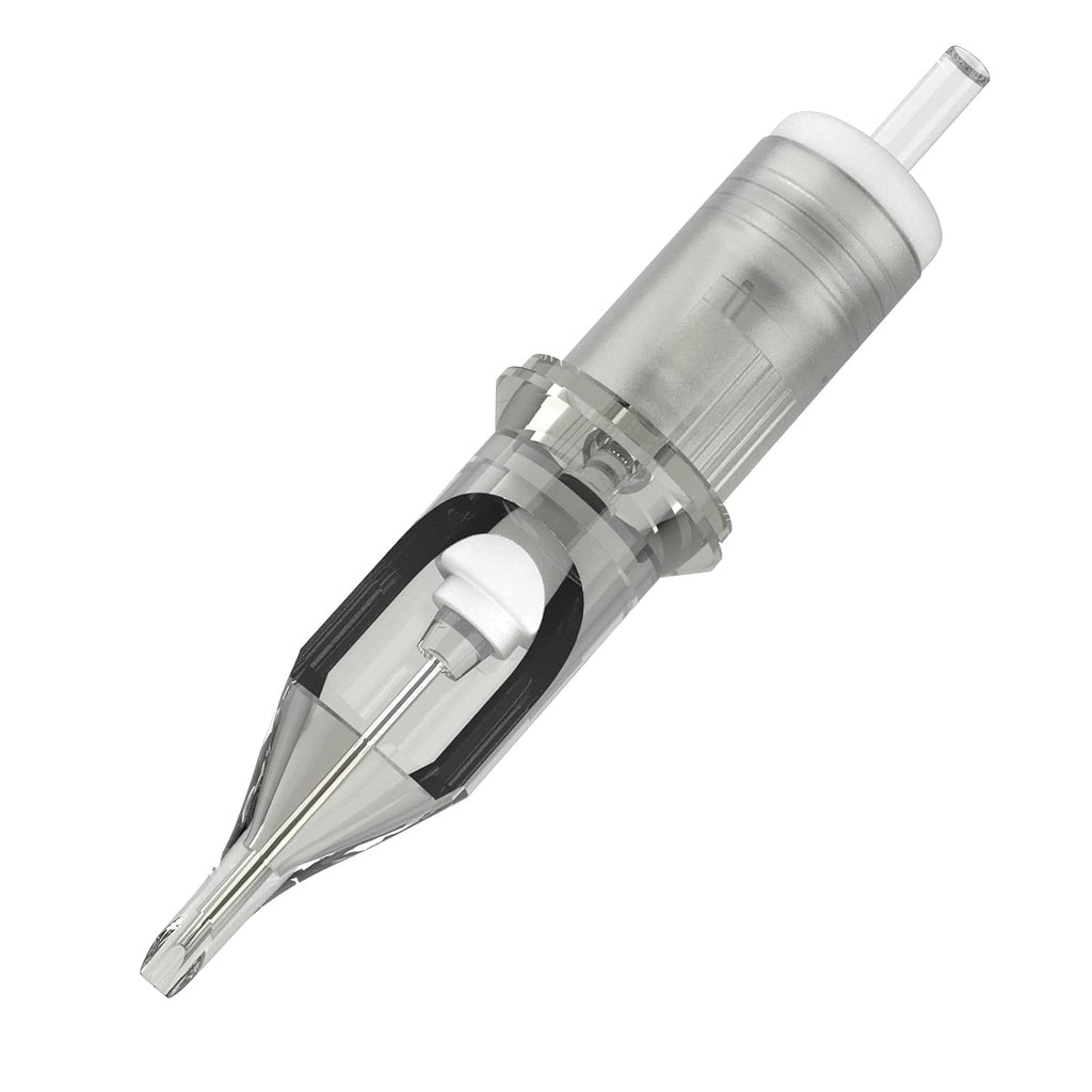 EZ Tattoo Cartridge Needles - 20Pcs #12 (7RL) Standard Round Liner Disposable Tattoo Needles Cartridges for Rotary