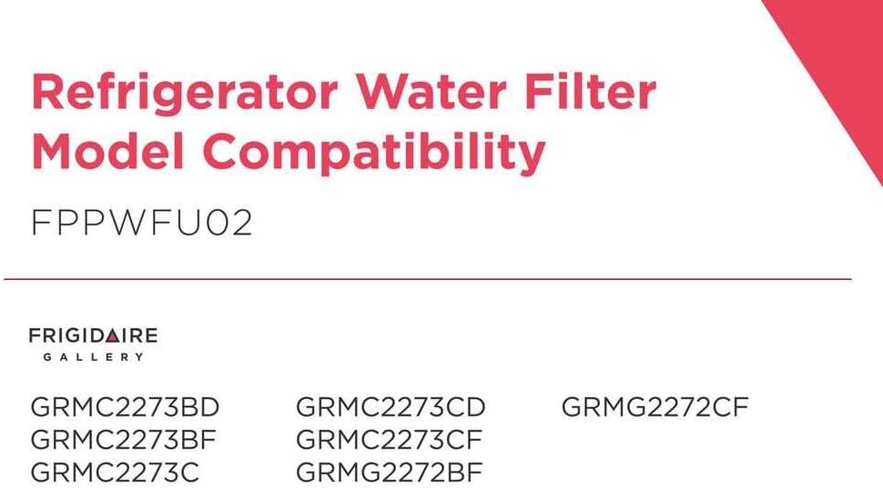 Frigidaire PWF-2 Refrigerator Water and Ice Filter Replacement, 1 Count