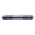 3/8" 4 Flute 120° Double End Solid Carbide Chamfer End Mill - AlTiN Coated