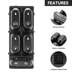 Driver Master Power Window Switch for Ford F-150 2002-2004
