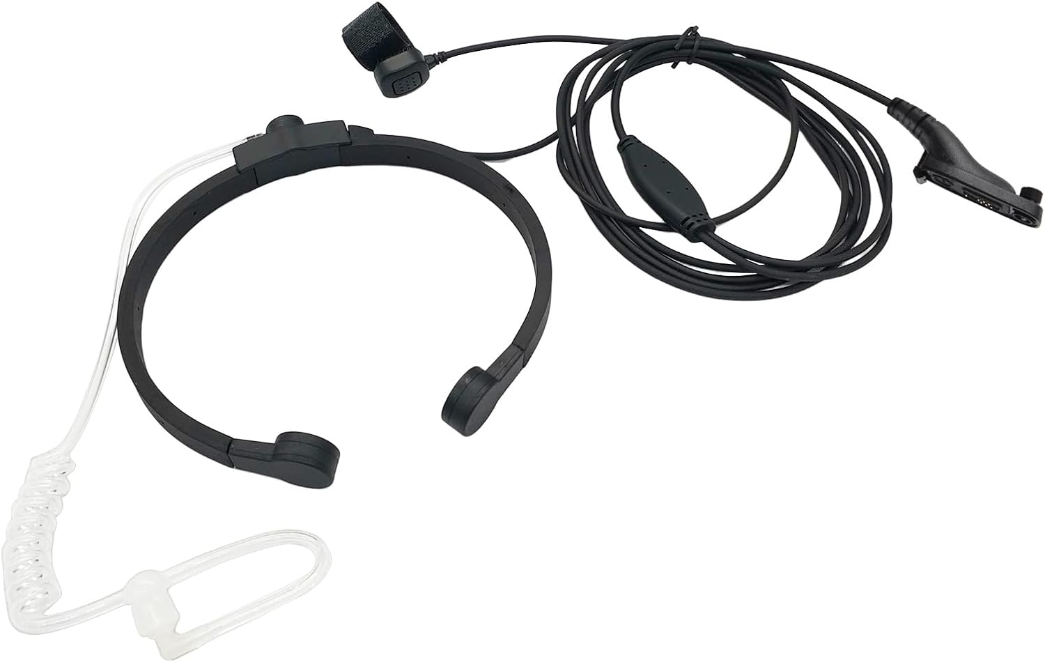 Throat Mic Headset Tactical Neck Bone Conduction Acoustic Earpiece for Motorola APX 6000 7000 8000 XPR7550E 6550E