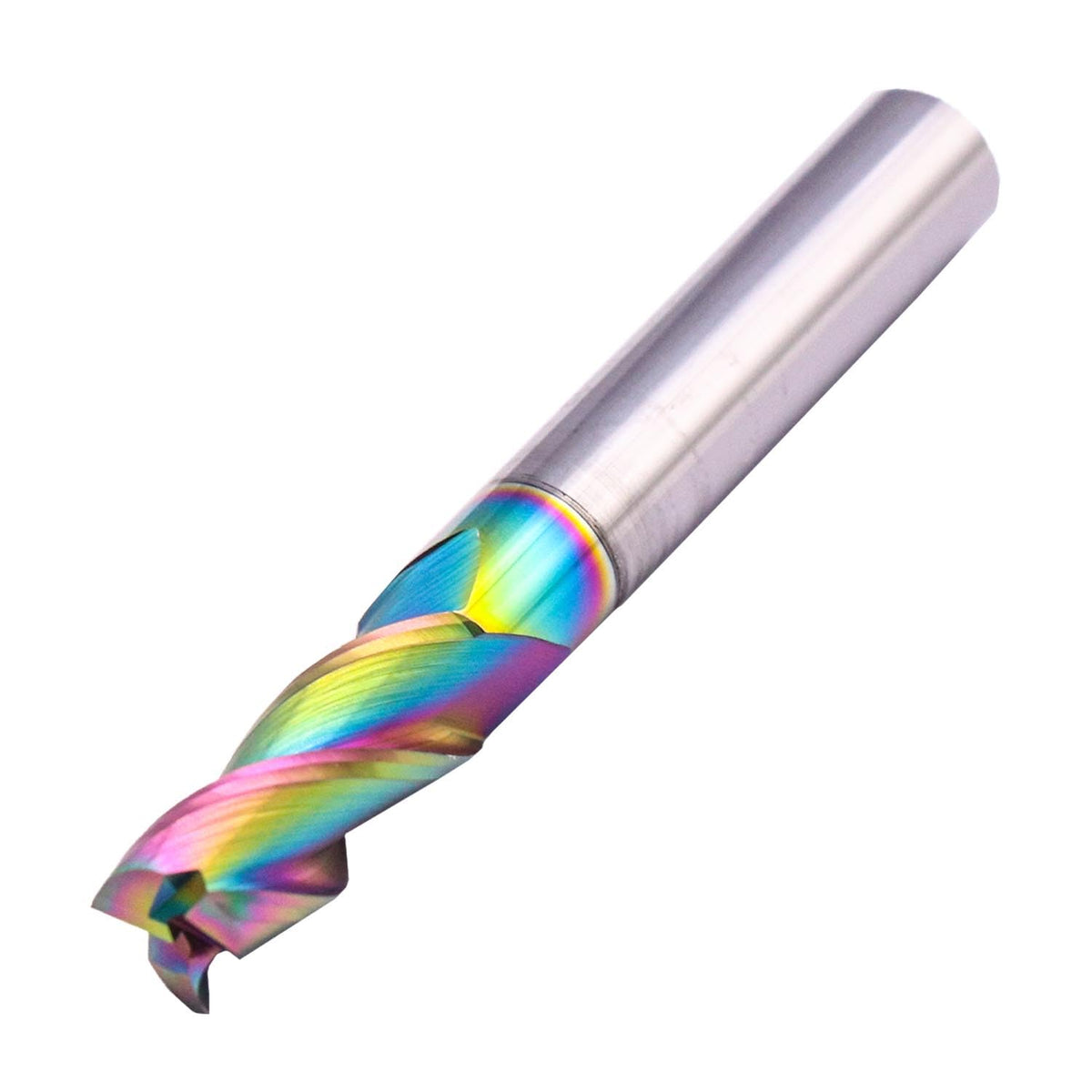 5/16" 3 Flute Solid Carbide Square End Mill for Aluminum, DLC Coated