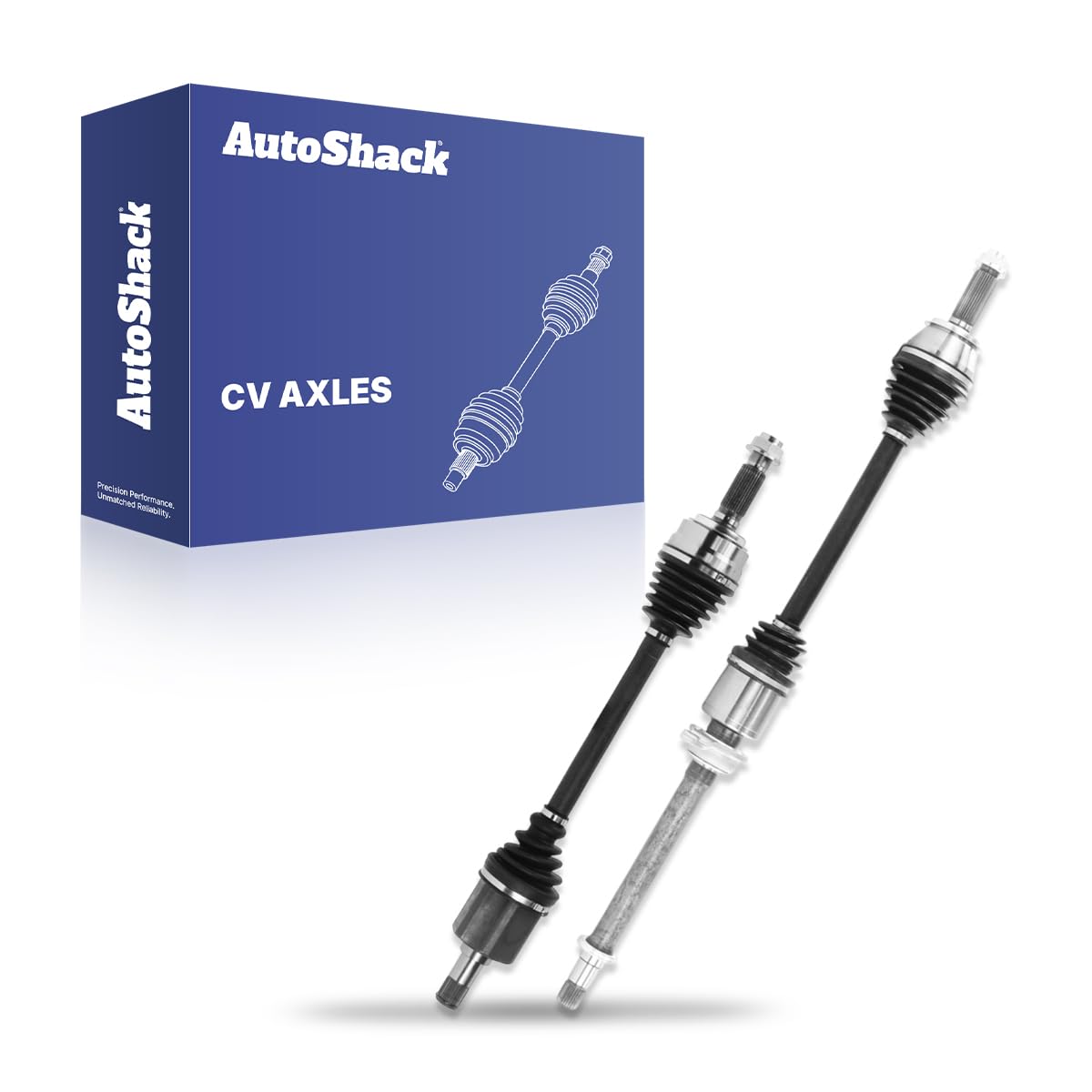 AutoShack Front CV Axle Shaft Assembly, 2pcs