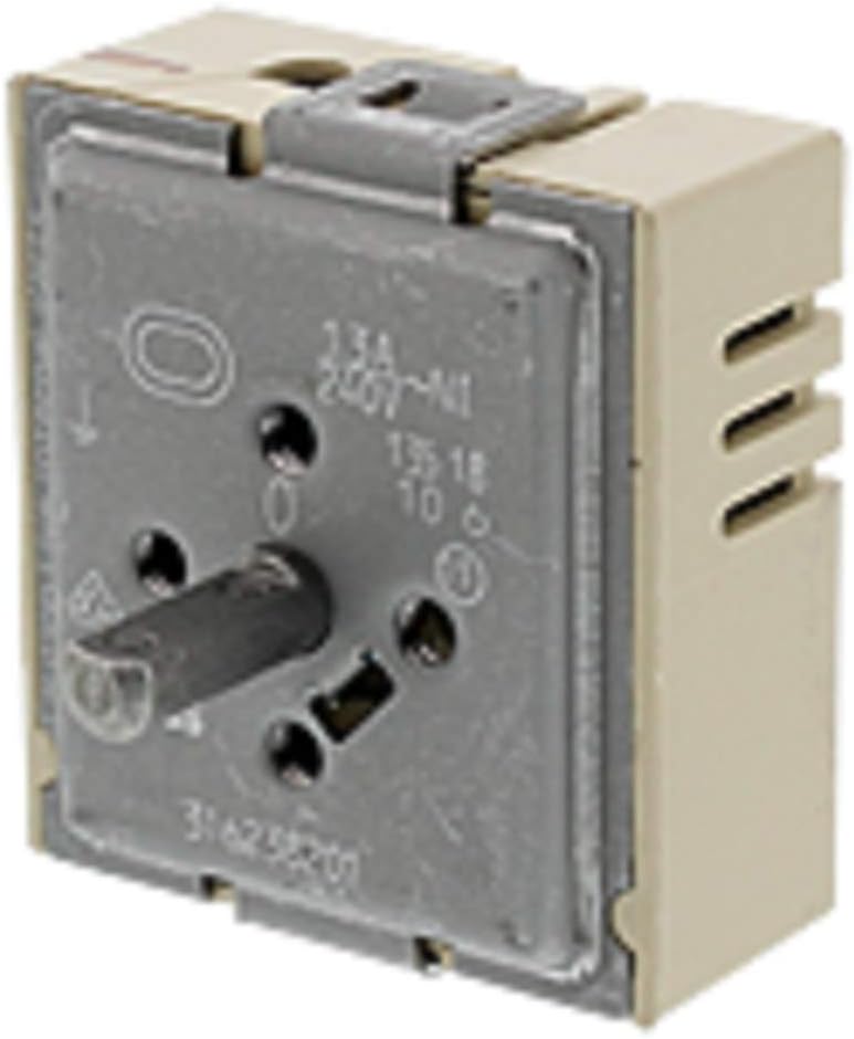 Edgewater Parts 316238201, AP5325508, PS3504401 Surface Element Switch Compatible with Electric Frigidaire Electrolux Ranges (Fits Models: BKE, CFE, CGE, CPE, CRE)