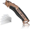 Tools Utility Knife for Cutting Drywall, Roofing & Jobsite Materials, Includes 5 Blades in Handle Storage