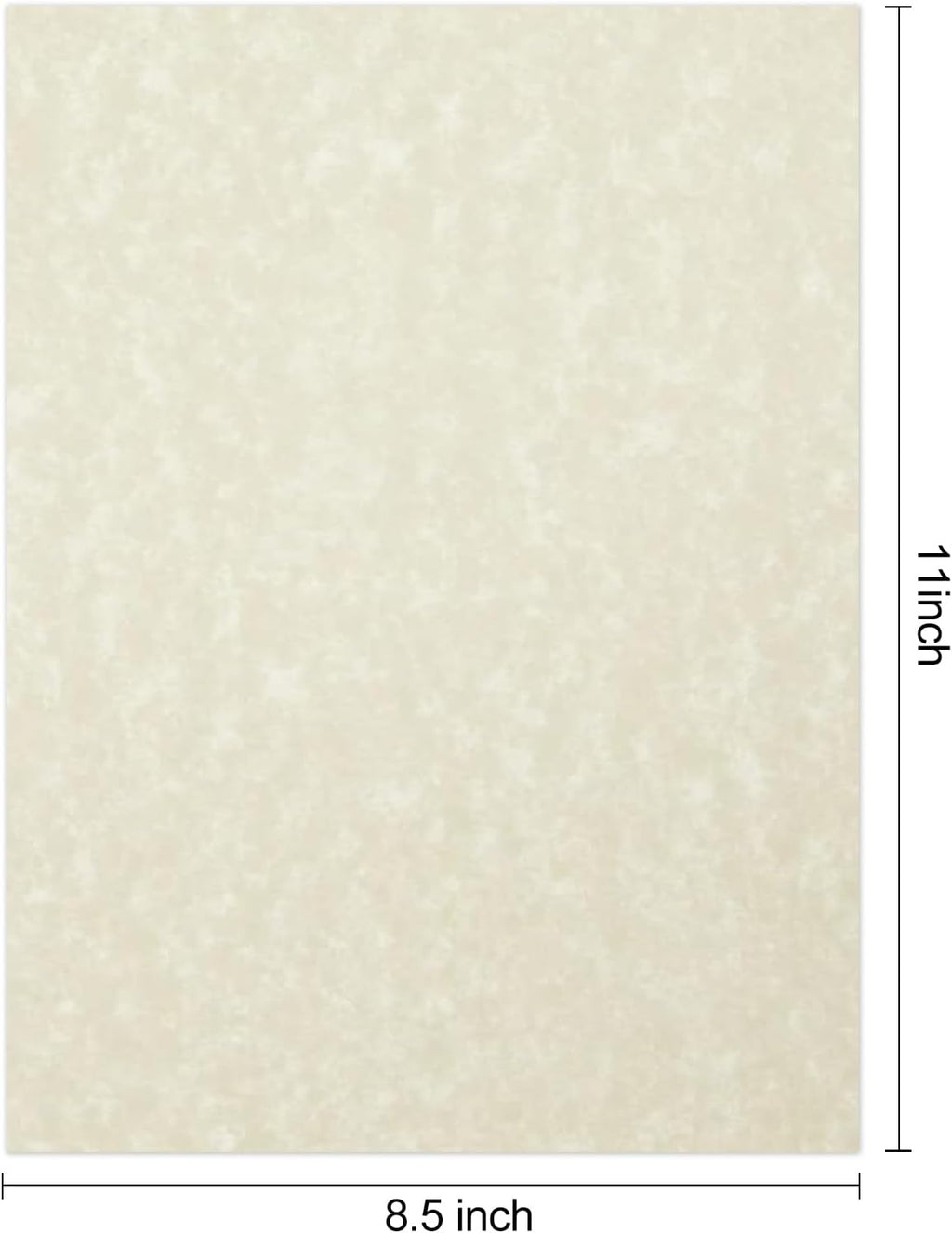 100 Sheets Certificate Paper, Resume Stationary Printer-Friendly Parchment Paper for Certificates, Resumes, Diplomas