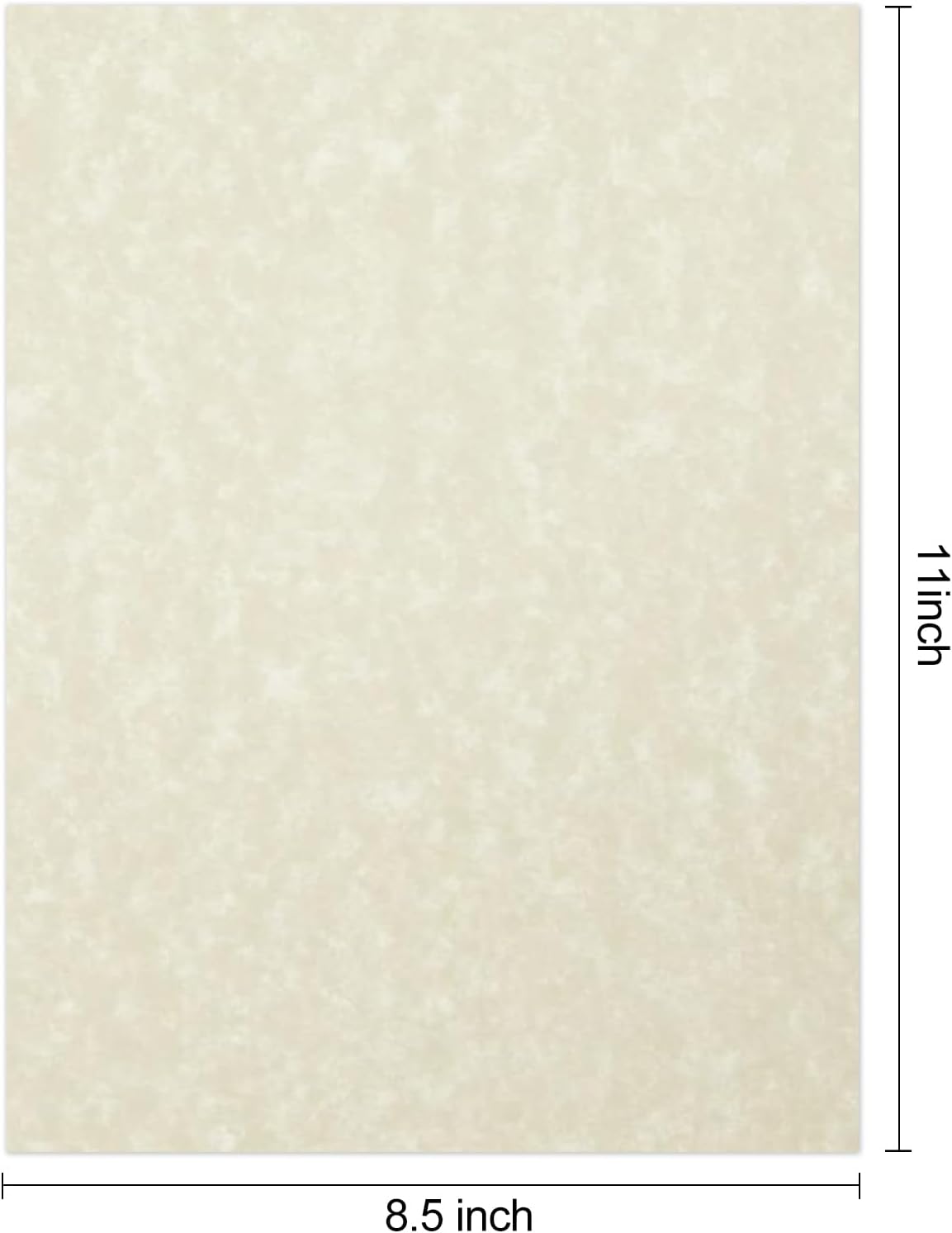 100 Sheets Certificate Paper, Resume Stationary Printer-Friendly Parchment Paper for Certificates, Resumes, Diplomas