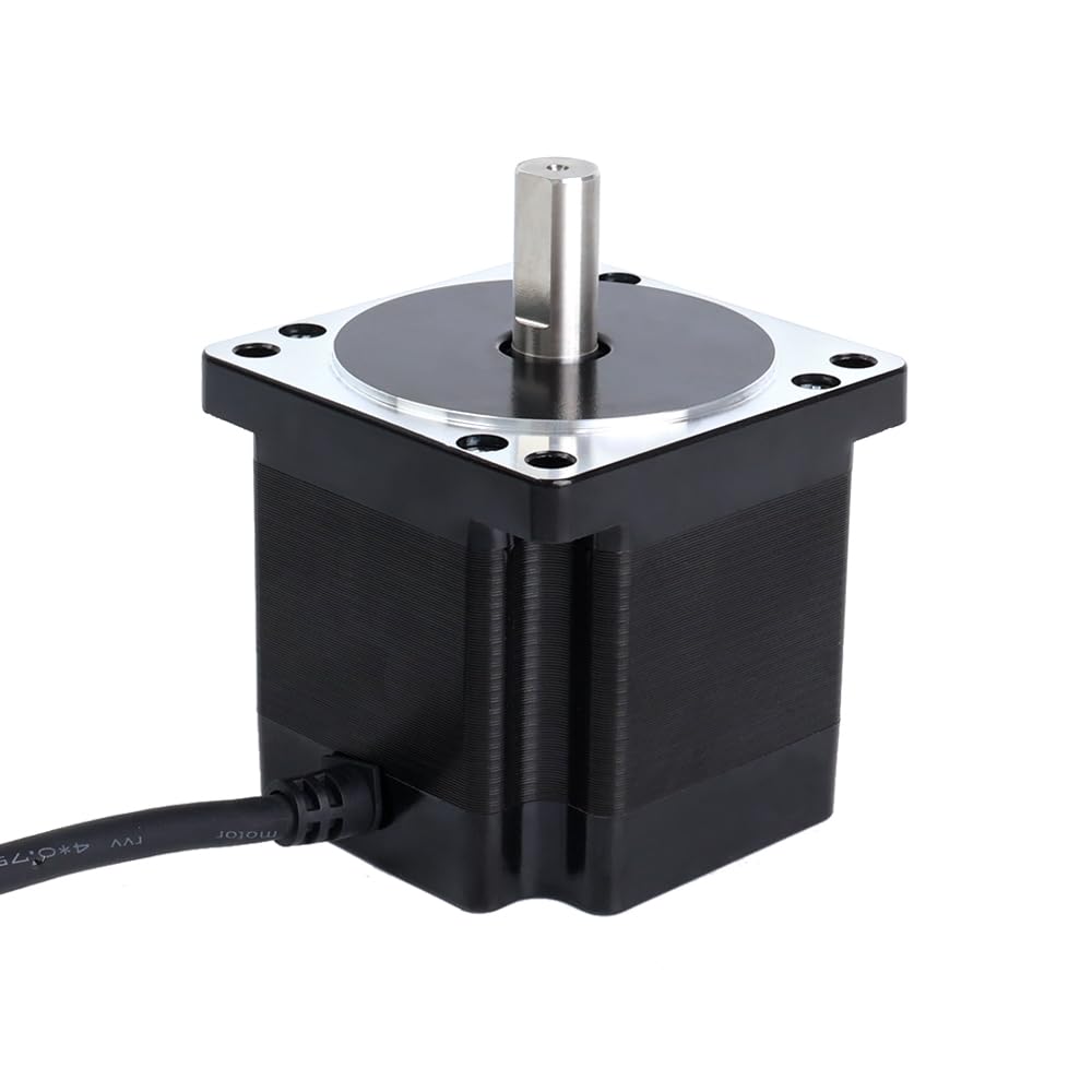 STEPPERONLINE Nema 34 Stepper Motor 1.8deg 4.8Nm(679.74oz.in) 6.0A 86x86x78mm 4 Wires CNC