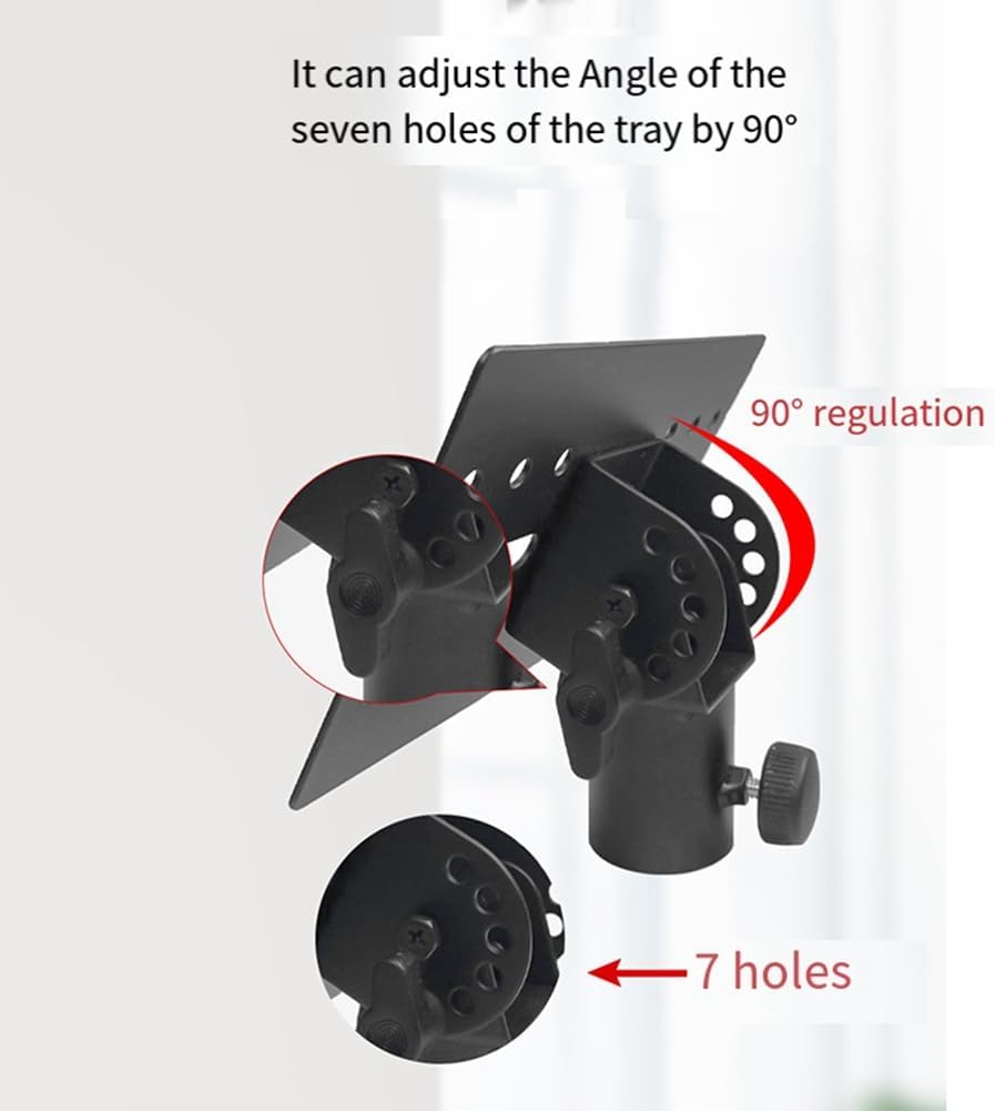 Rotatable 35mm Metal Mount Tripod Pole DJ Speaker Stand Adapter Top Cap Rotatable DJ Speaker Stand Adapter Top Cap