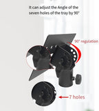 Rotatable 35mm Metal Mount Tripod Pole DJ Speaker Stand Adapter Top Cap Rotatable DJ Speaker Stand Adapter Top Cap