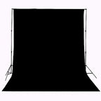 Black Backdrop for Photography Durable Fabric Background Photo Backdrop Video Photography Studio (5x7ft, Black)